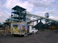 Rulmeca Road Show Trailer at US Coal Mine